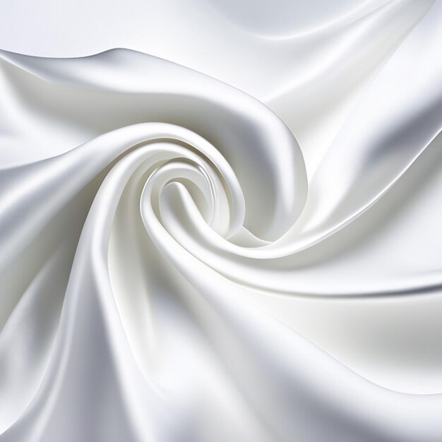 tessuto di fondo ondeggiante di stoffa bianca