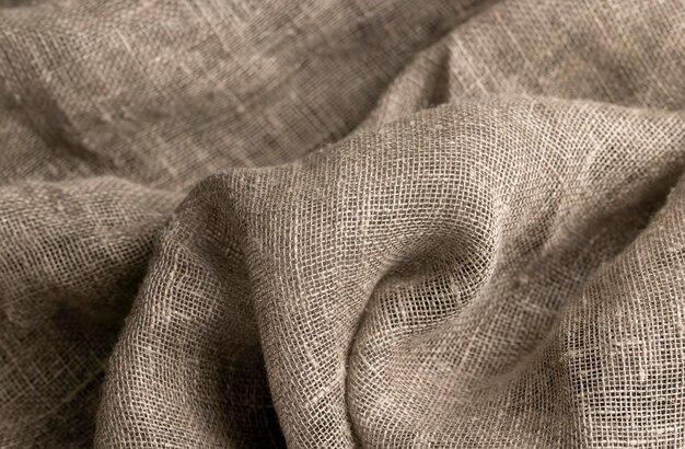 Tessuto di lino grigio per cucire vestiti e altre cose