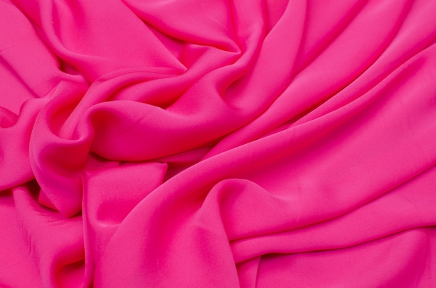 Tessuto di seta, crepe de Chine rosa