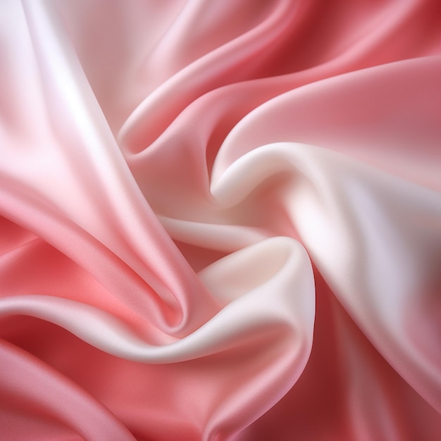 tessuto di seta rosa