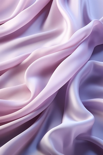 Tessuto di seta viola con onde delicate