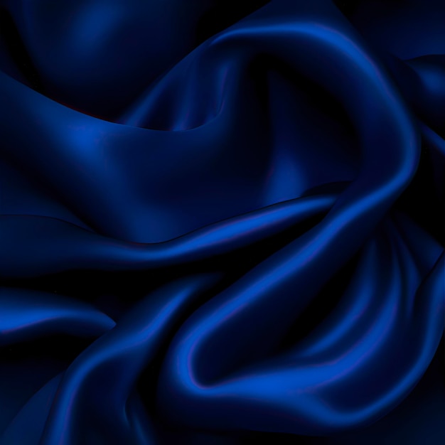 tessuto di sfondo tessile di seta blu