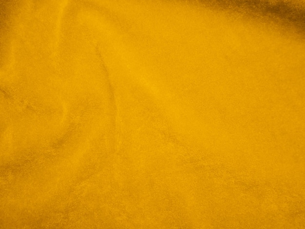 Tessuto di velluto giallo trama utilizzato come sfondo Tessuto giallo vuoto sfondo di materiale tessile morbido e liscio C'è spazio per il testo