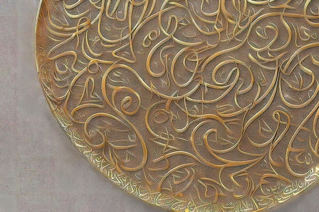 Tessuto in seta dorata con motivo floreale araboxA