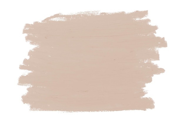 Testualità del tratto di pennello beige sullo sfondo del distintivo