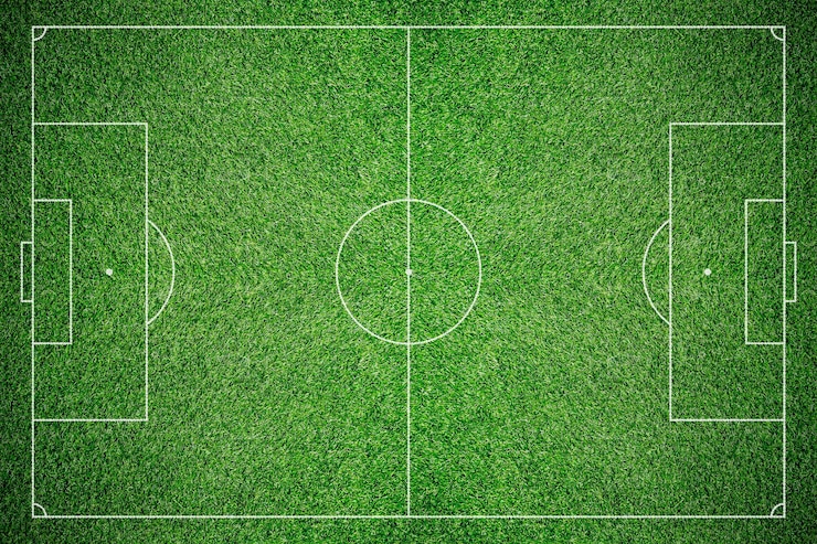 Testualità dello sfondo del campo da calcio