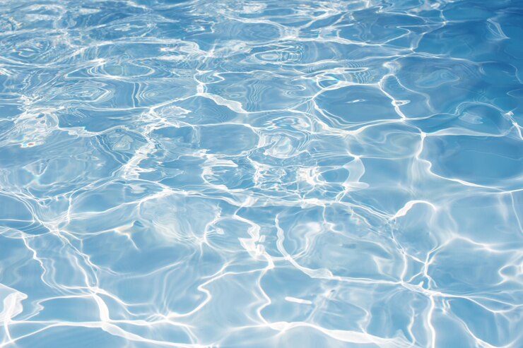 Testura dell'acqua nella piscina per lo sfondo