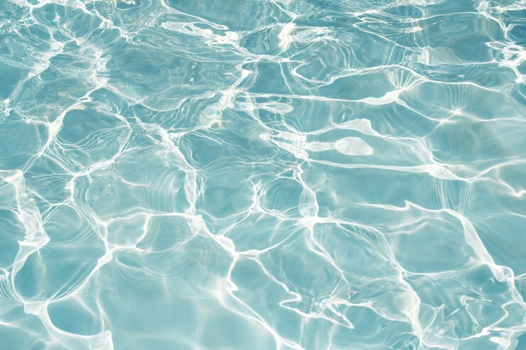 Testura dell'acqua nella piscina per lo sfondo