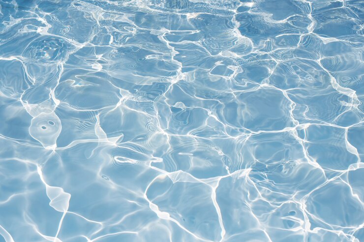 Testura dell'acqua nella piscina per lo sfondo