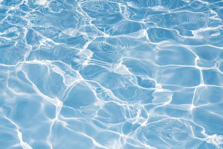 Testura dell'acqua nella piscina per lo sfondo