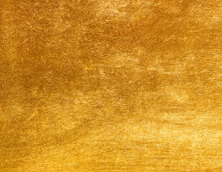Foto testura di foglia d'oro giallo lucido