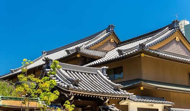 Tetti di un santuario shintoista a Nara - Giappone