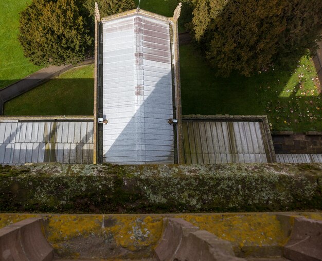 Tetto antico della chiesa parrocchiale di Ludlow