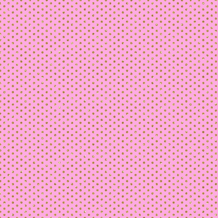 Foto texture a puntini rosa e dorati