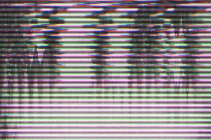 Texture con effetto glitch per lo sfondo Sfondo di rumore astratto di errore video glitch