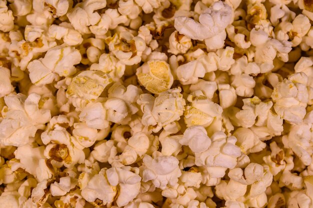 Texture del popcorn arrosto per lo sfondo