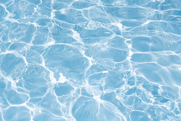 Texture di acqua in piscina per lo sfondo