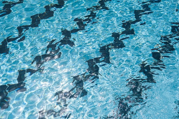 Texture di acqua in piscina