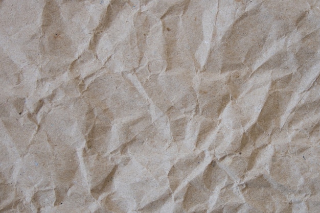 Texture di carta stropicciata beige