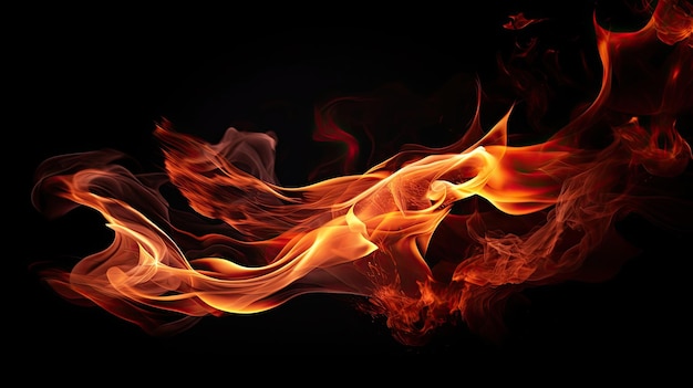 Texture di fiamma di fuoco Fiamme di fiamme sfondo per banner Concetto di combustione