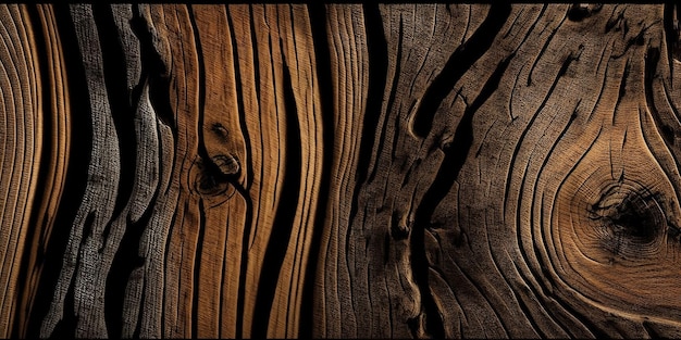 Texture di legno marrone dettaglio macro Carta da parati Generato dall'intelligenza artificiale