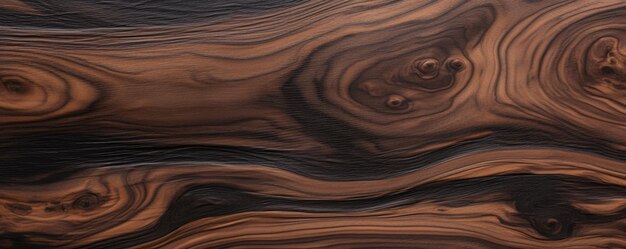 Texture di legno marrone scuro di noce panorama di sfondo dettagliato Generativo Ai