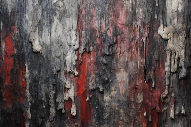 Texture di legno nero e rosso bruciato Sfondo astratto e texture per il design