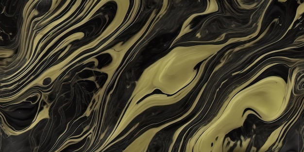 Texture di marmo Fluido che scorre Arte di sfondo Splash Diy Fluido Colori Oro Nero