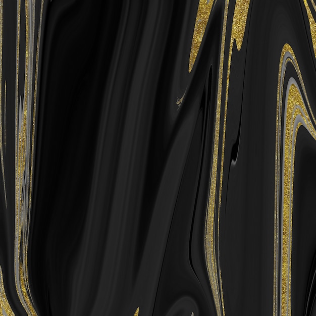 Texture di marmo nero e dorato