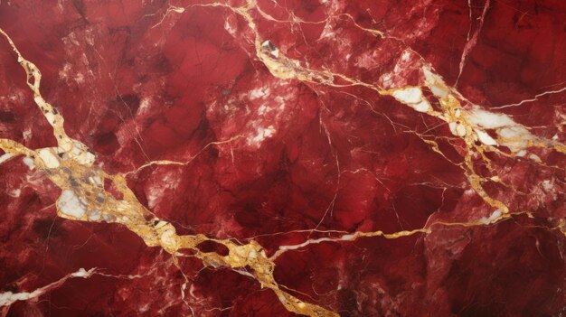 Texture di marmo rosso con oro Texture per la decorazione della casa Piastrelle per pareti in ceramica sfondo AI