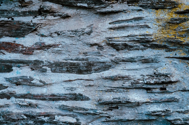 Texture di muro in pietra con cemento Sfondi in pietra con cemento grigio