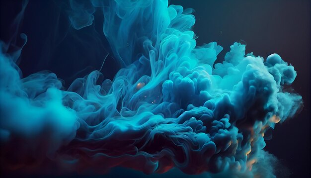 Texture di nebbia Colore fumo Pittura miscela d'acqua fumo sfondo astratto