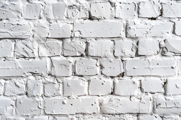 Texture di pareti di mattoni bianchi Sfondio astratto per il design con spazio di copia