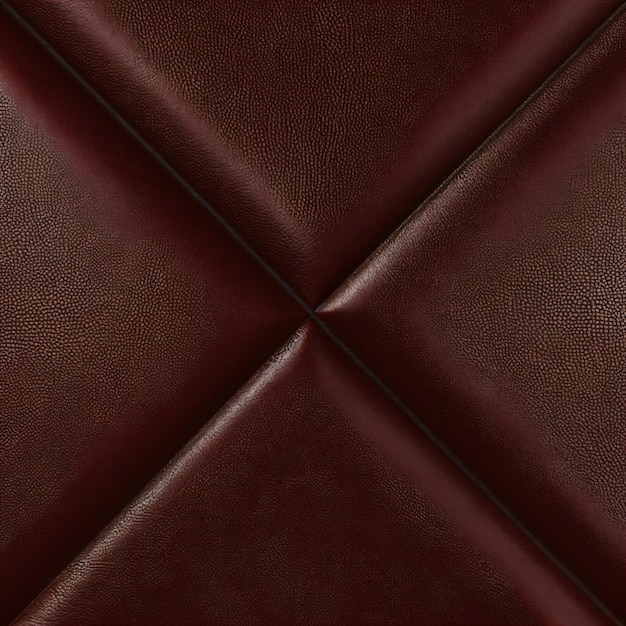 Texture di pelle Superficie di pelle colorata pelle un primo piano di una sedia rivestita di pelle rossa Lea