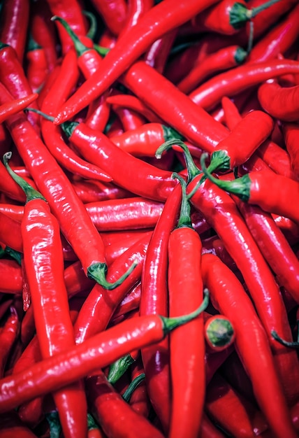 Texture di peperoncino rosso caldo