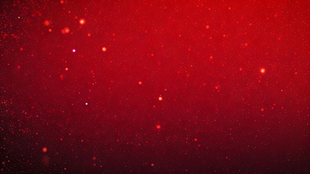 Texture di sfondo astratte di particelle rosse scure e luminose