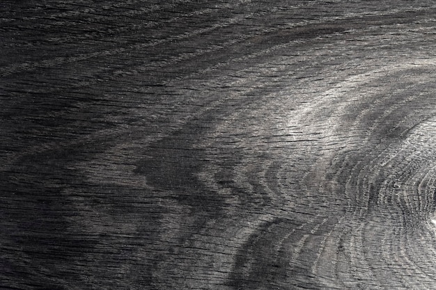 Texture di sfondo della parete in legno di quercia nera di legno di corteccia scura con vecchio motivo naturale per il design