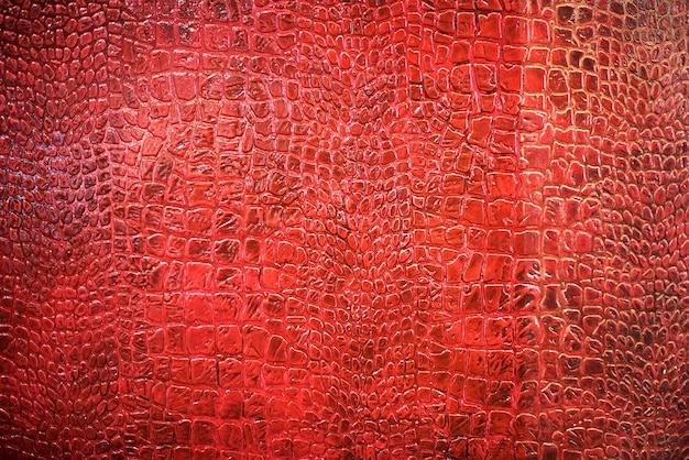 Texture di sfondo della pelle di serpente rosso