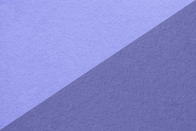 Texture di sfondo di carta blu metà due colori macro Colore molto peri dell'anno 2022