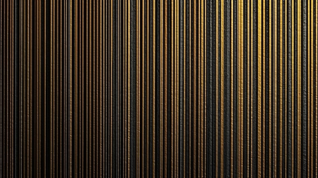 Texture di sottili strisce di oro e nero