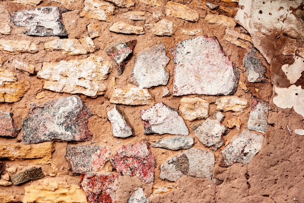 Texture di un muro di pietra