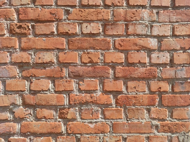 Texture di un vecchio muro di mattoni Sfondo vintage