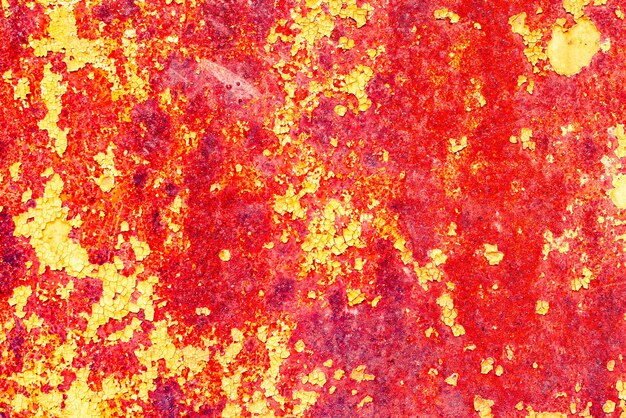 Texture di una parete metallica con crepe e graffi che possono essere utilizzati come sfondo