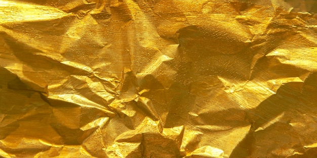 Texture dorata di carta foglia di calcestruzzo