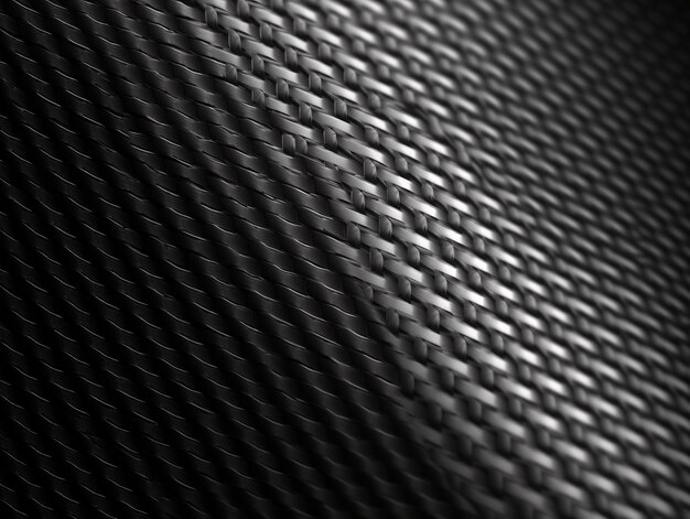 Texture in fibra di carbonio sullo sfondo Texture in gomma nera sullo sfondo AI generativa