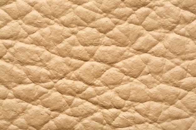 Texture in pelle di colore beige