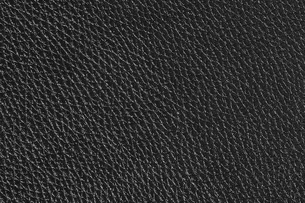 Texture in pelle nera brillante su macro per il tuo progetto unico