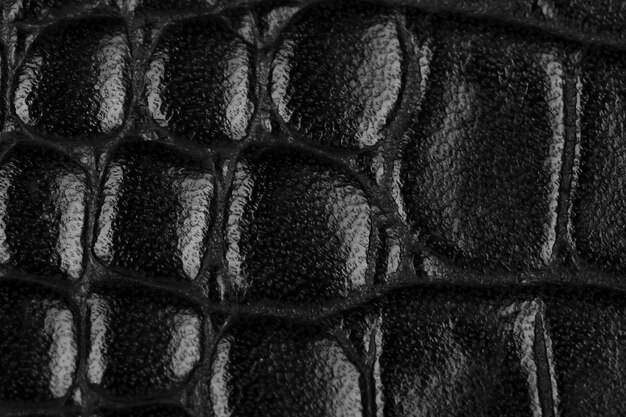 texture in pelle nera e macro di sfondo