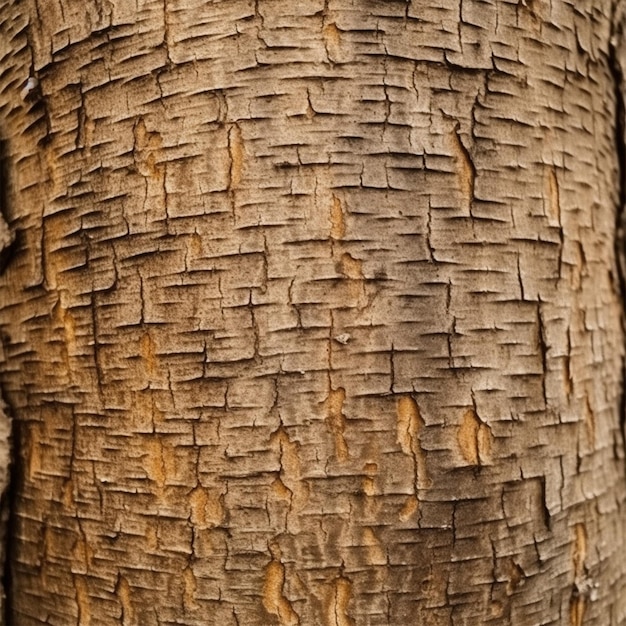 Texture in rilievo della corteccia di quercia Closeup