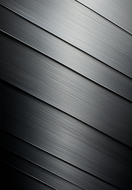 Texture metalliche verticali in acciaio sfondo argento immagine generata dall'AI